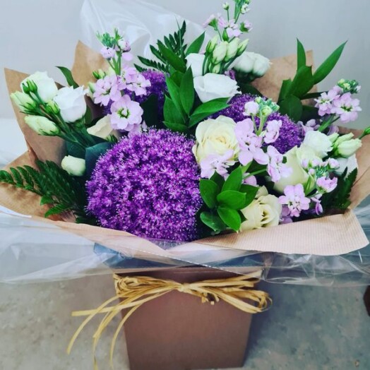 What better way to show someone how much they mean to you than with this pretty, Lovely in Lilac Bouquet. Free local delivery. Wickford, Essex & Hertfordshire